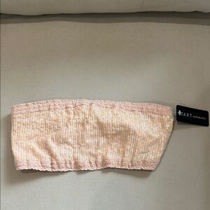 Tart tan Sequin Strapless Bandeau